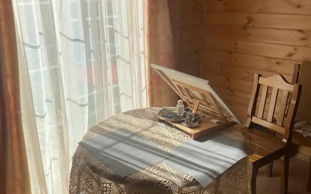 Wooden house near the forest
