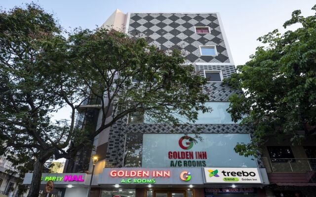 Treebo Golden Inn, 700 Mtrs From Promenade Beach