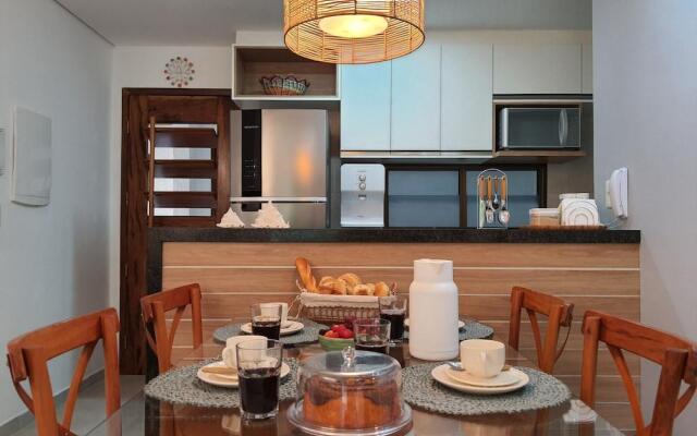 Apto térreo com TV 4k no Wai Wai Cumbuco