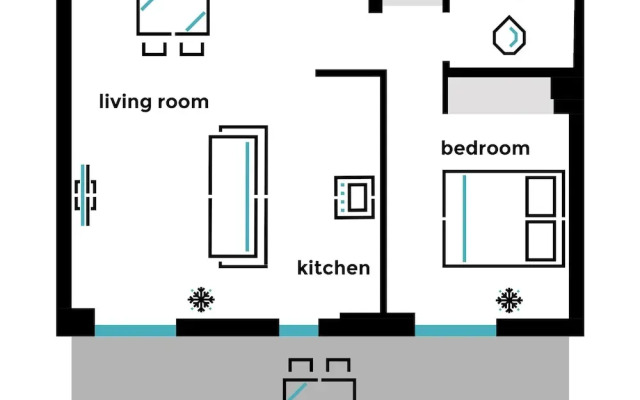 Upstreet Bright 1Bd Apt In Chalandri