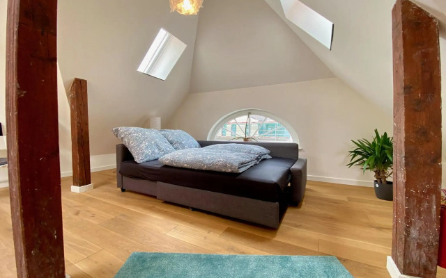 Wölkchen - Wohnung mit Balkon, Holzdielen & TV