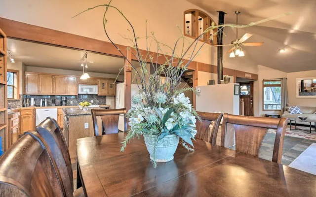 Deck + Grill: Mtn Haven in Stanislaus Nat'l Forest