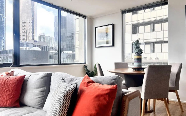 Stylish 2 Bedroom APT With CBD View Southbank