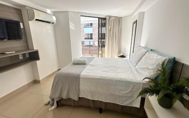 Flat 327-GF na praia de Cabo Branco