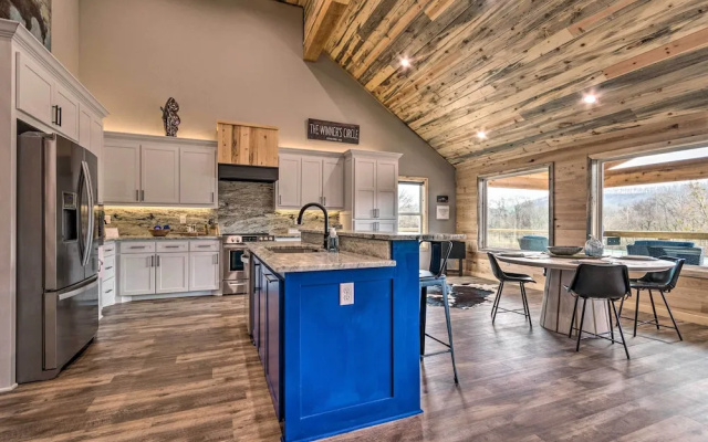 Upscale Riverfront Home w/ Beach & Fire Pit!