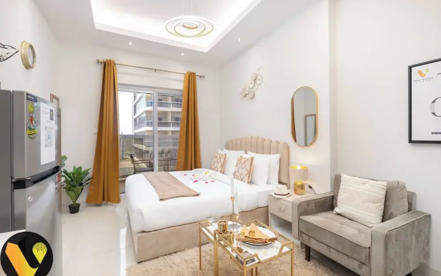 Vogue Studio at Hera Tower Sports City - Apartment in ดูไบ - Photo 3