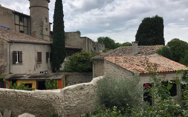 Romantic house - entrance to the medieval castle