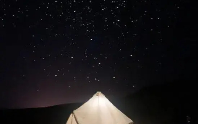Flower House Girl Desert Camping Base