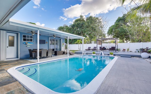 Sun-soaked Lauderdale Lakes Home w/ Private Pool!