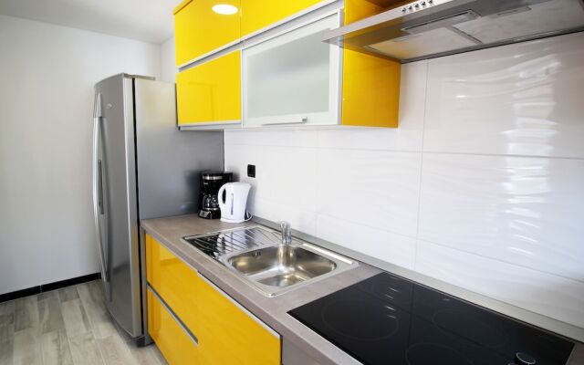 Blue and Yellow Apartments
