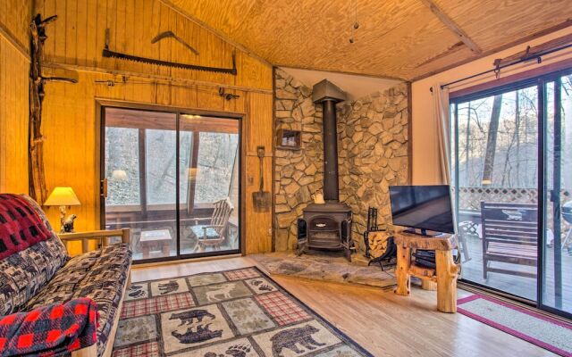 Creekside Cabin w/ Deck by Hiking Trails & Fishing