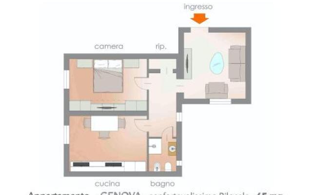 Flat 1 Bedroom - Genoa