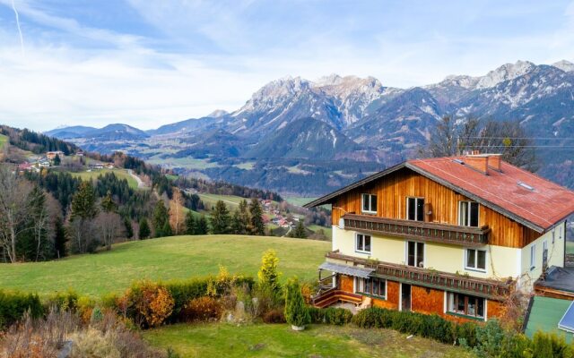 Mansion in Haus im Ennstal With Terrace,garden,balcony, Pond