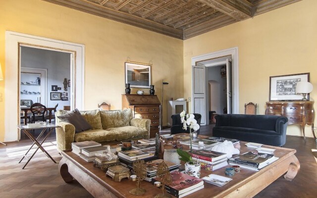 Rome an Aristocratic Apartment in Historic Palace Near the Piazza Navona