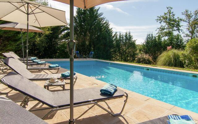 Spacious villa with heated pool, several terraces and a lot of privacy.