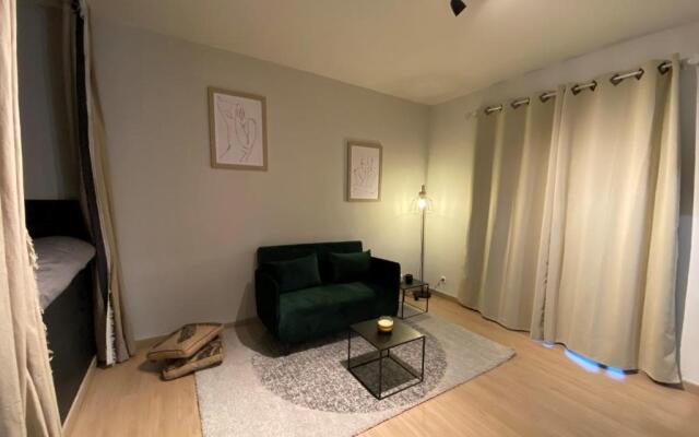 Lumineux T1, terrasse de 15m2 vue mer-Sanguinaires