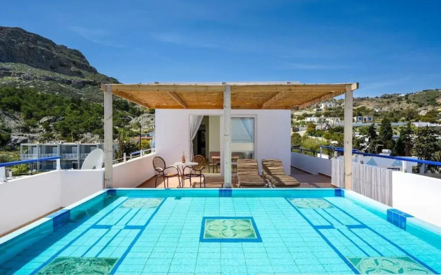 Stegna Sunrise Suite With Private Pool & sea View