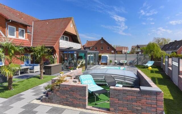 Ferienwohnung Haus zum Seehund mit Pool