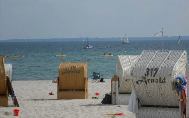 With Beach Chair & Sea...