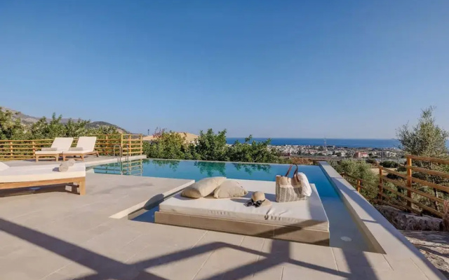 Malia Vista Villa - Private Pool Panoramic Seaview