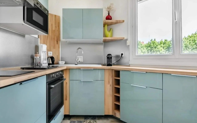 Bel appartement avec garage sur l'île de Nantes