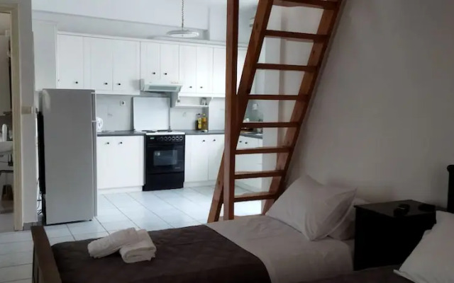 Perissa Art Villa - Kitchen & Washing Machine