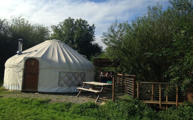 Ceridwen Glamping, Double decker Bus and Yurts