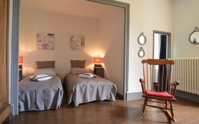 Lovely Mansion With Pond in Champvert