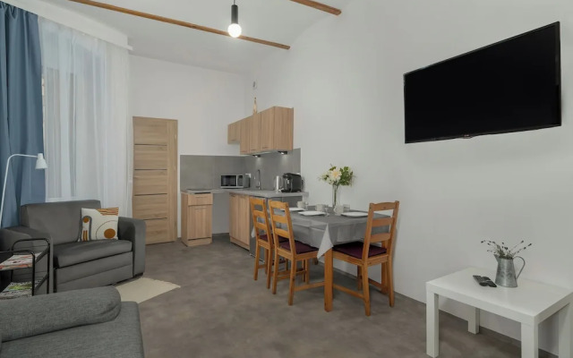 Grey and Beige Poznan Studio by Renters
