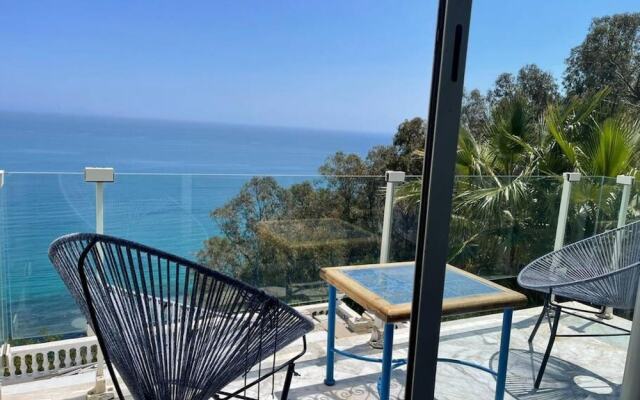 Le Paradis Bleu Luxueux Duplex Avec vue mer