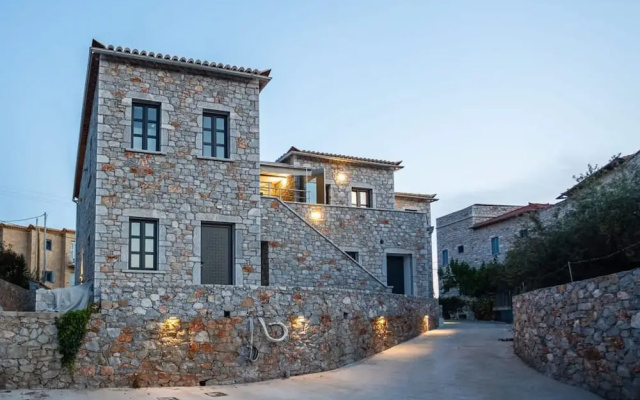 Stoupa Stone Built Home A Breath Away to the Sea