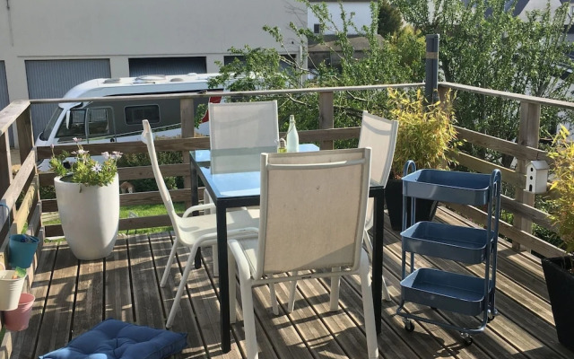 Unusual Duplex With Garden