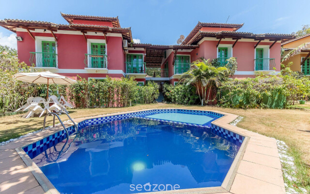 Apto com piscina prox da Praia de Araçaípe ADM0104