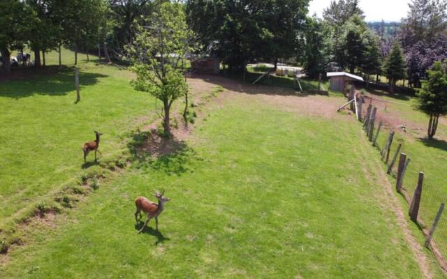La Harde 31 pers Malmedy, vue, wellness, jardin