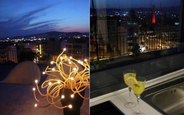 Stylish penthouse with Acropolis and 360 view