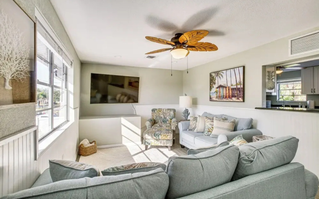 Tropical Bayfront Escape w/ Heated Pool & Dock!