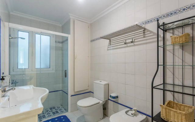 Front line beach with fantastic terrace.