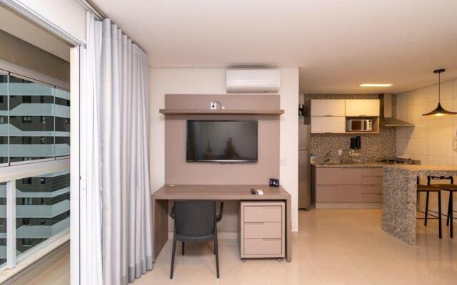 Flat no Setor Bueno com Varanda -TH1505