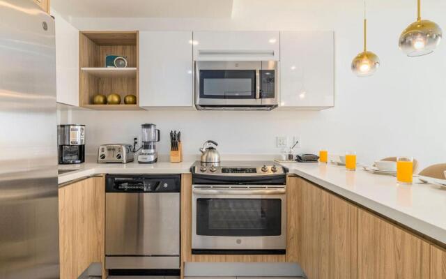 HH-2Bdr413 - NEW Modern Apartment in Oceanfront Luxury Condo in Aruba!