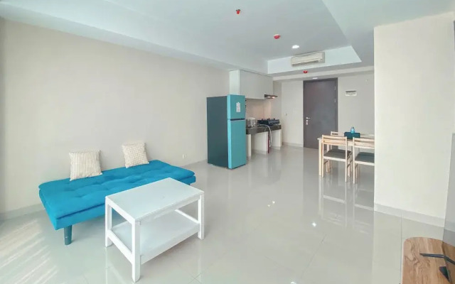 Spacious and Combined 1BR Apartment at Nine Residence