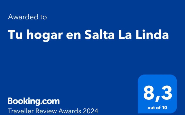 Tu hogar en Salta La Linda