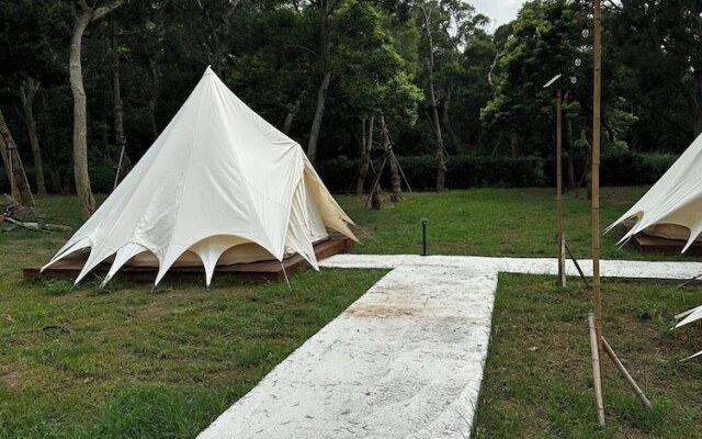 Touching camping
