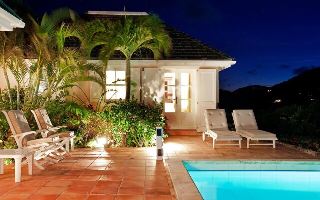 Villa with 3 Bedrooms in St Barthelemy, with Wonderful Sea View, Private Pool, Furnished Garden - 800 M From the Beach