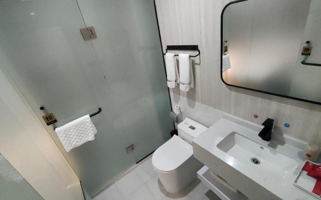 Thank Inn Jiangsu Huai'an Xuyi County Maba Town Supply and Marketing Cooperative – Bathroom – Xuyi
