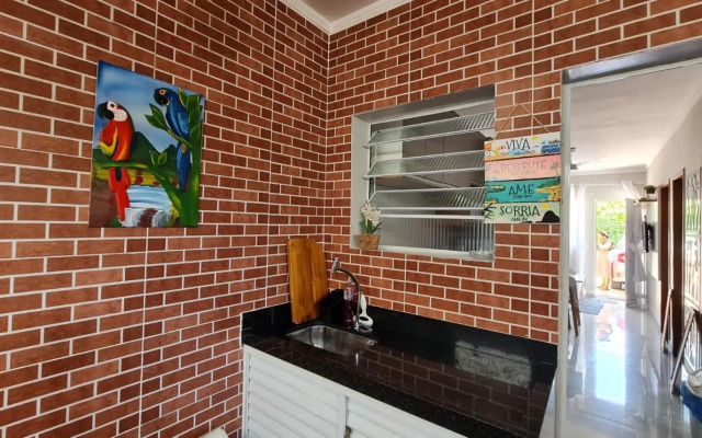 Apartamento Ubatuba com área gourmet