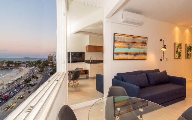 Studio Frente Mar em Copacabana | A 3806/1203