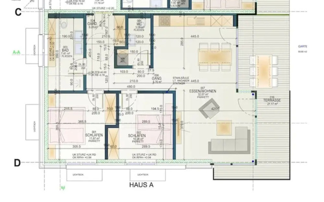 Gartenappartement de Luxe