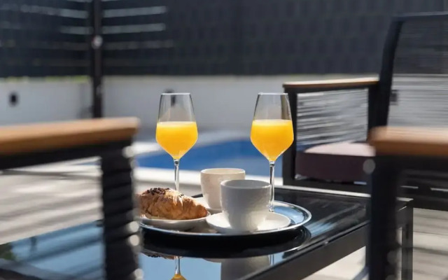 Luxury Kastela Villa With Heated Pool and Lounge Area