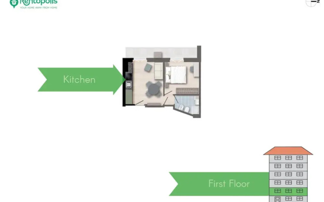 Varanini - Modern 1 bdr Apartment Loreto Area