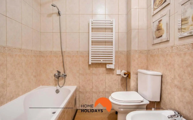 #091 Spacious & Cozy Flat OldTown 5m Beach